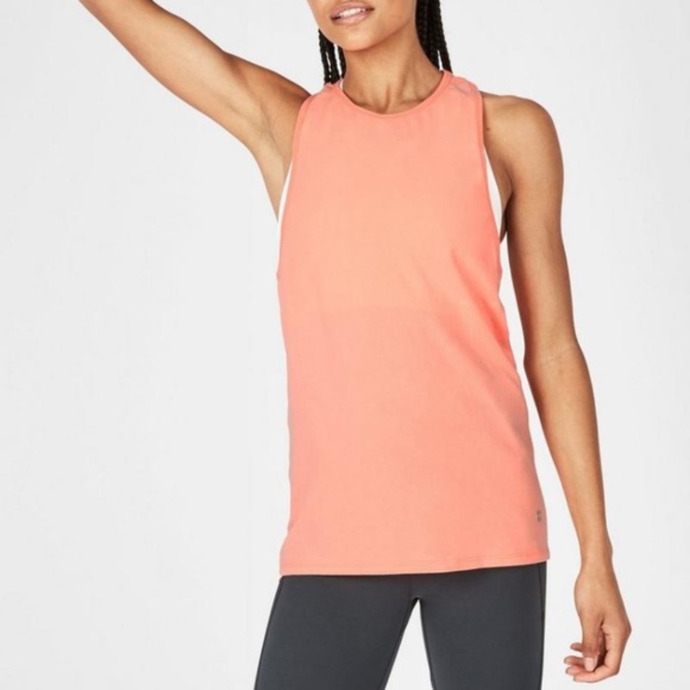 Sweaty Betty seamless Racerback tank orange S top